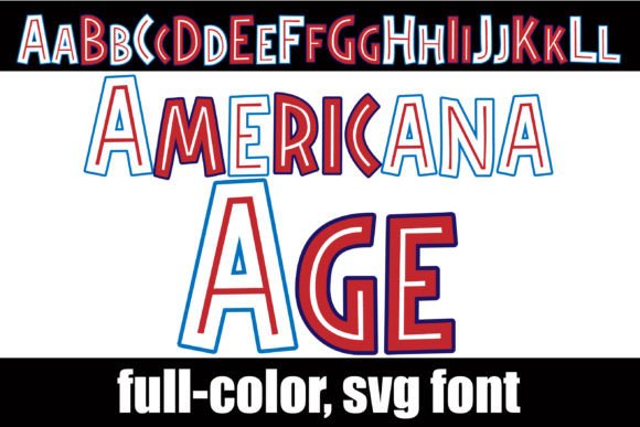 Americana Age: A Patriotic Font for Polished Branding