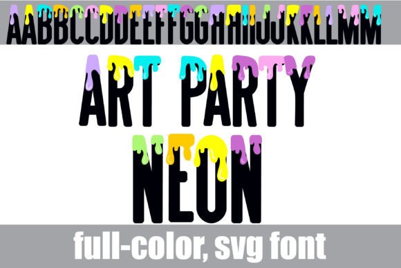 Art Party Neon: A Bold Font for Business