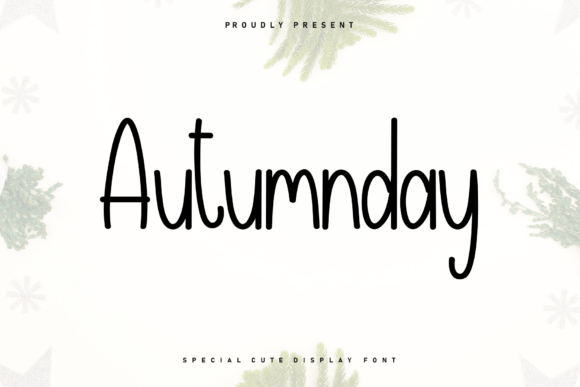 Autumnday Font: A Cozy Script for Editorial Elegance