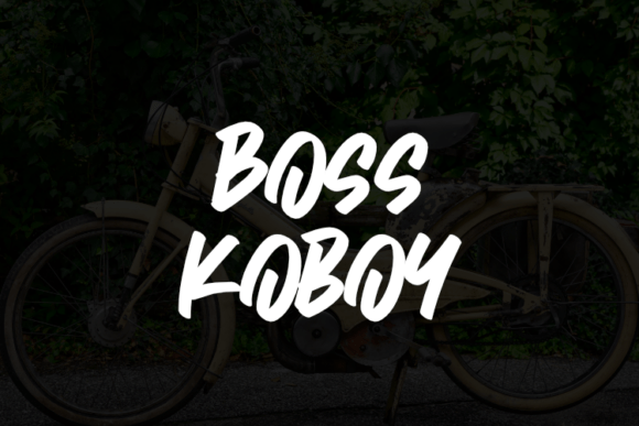 Boss Koboy Font: A Bold Script for Digital Design