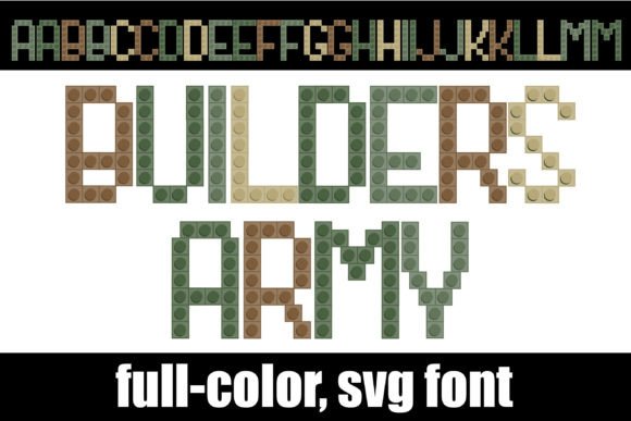 Builders Army Font Review