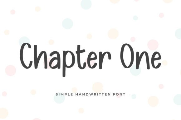 Chapter One: A Handwritten Font That Elevates Brand Identity