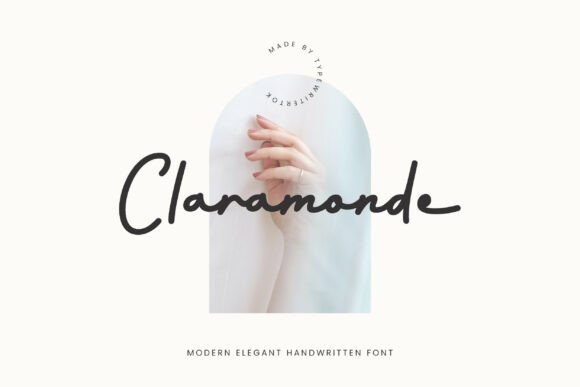 Claramonde: A Handwritten Typeface for Timeless Editorial Design