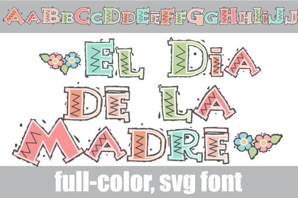El Dia De La Madre Font for Creative Projects