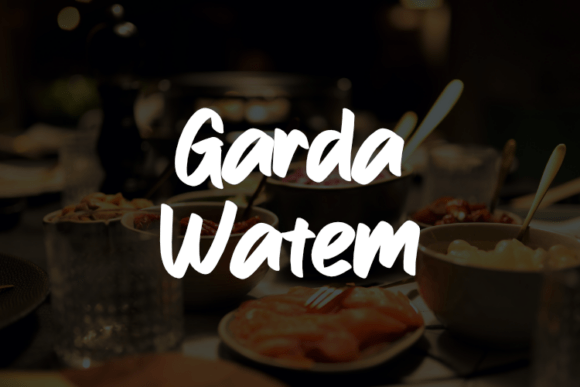 Garda Watem: A Script Font for Editorial Elegance