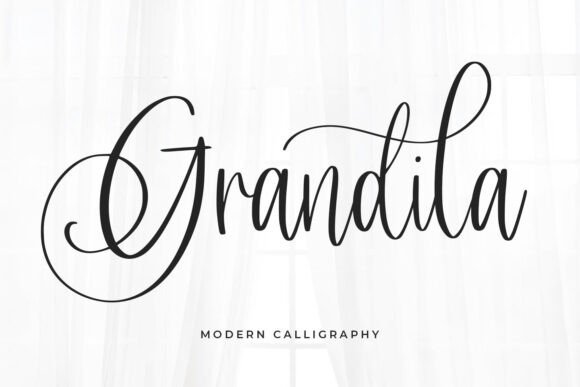 Grandila: A Handwritten Typeface for Editorial Elegance