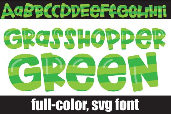 Grasshopper Green Font for Business Branding