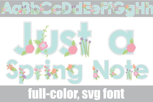Just a Spring Note Font