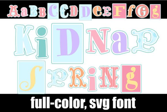 Kidnap Spring Font for Creative Projects
