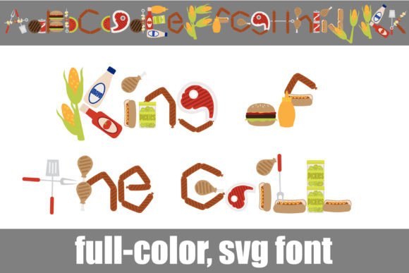 King of the Grill Font for Branding