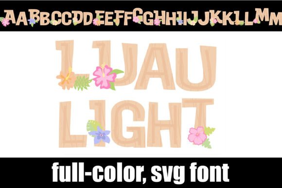 Luau Light: A Versatile Color Font for Creative Projects