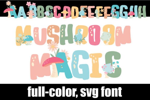 Mushroom Magic Font for Creative Projects