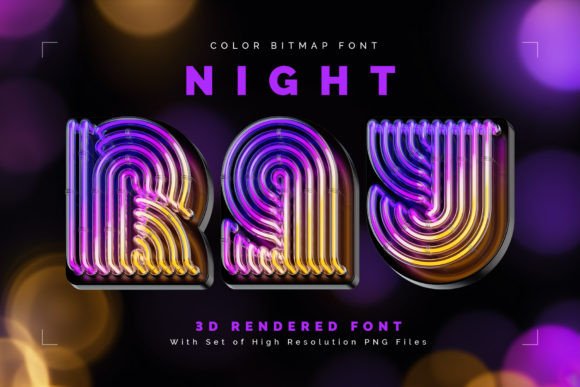 Night Ray: A Creative Font for Elegant Design