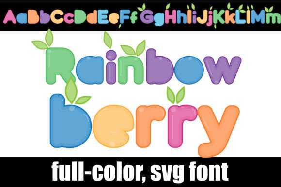 Rainbowberry: A Color Font for Creative Branding