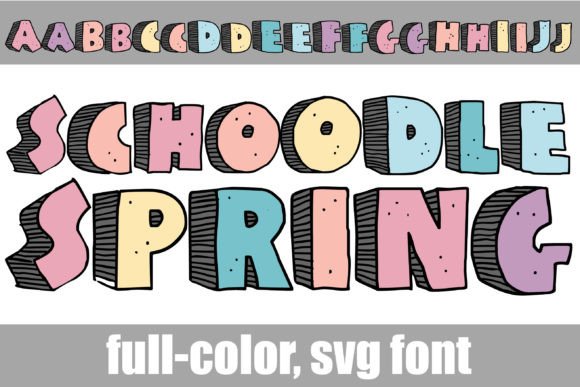 Schoodle Spring: A Font for Creative Expression