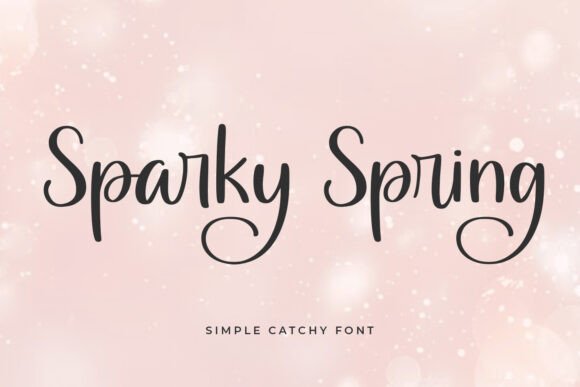 Sparky Spring Font: A Timeless Script for Captivating Campaigns
