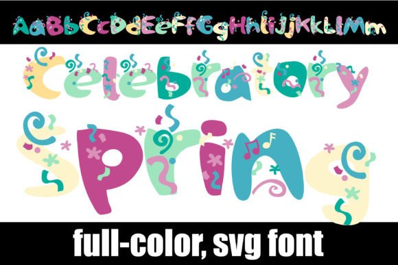 Springtime Typography with Celebratory Spring