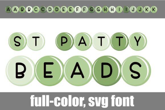 St. Patty Beads Font for Bold Campaigns