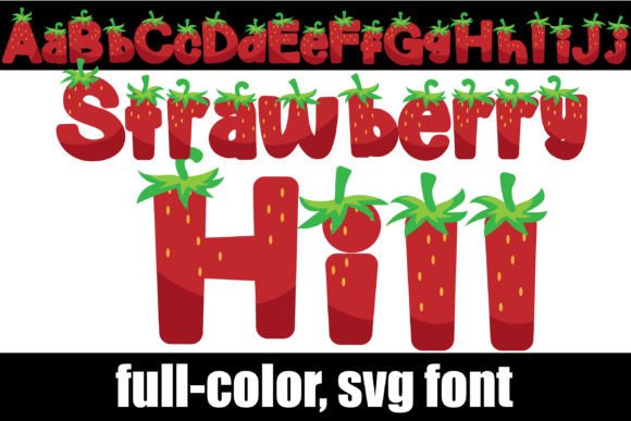 Strawberry Hill: A Colorful Font for Business Branding