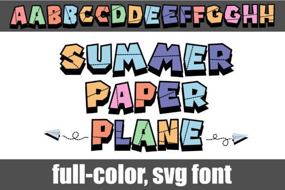 Summer Paper Plane Font