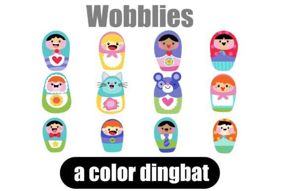 Wobblies: A Color Font with Character